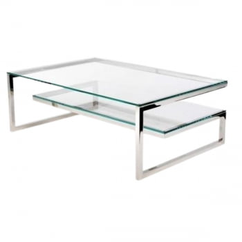 Mesa de centro modelo Contemporâneo - INOX BY CLAUSSEN